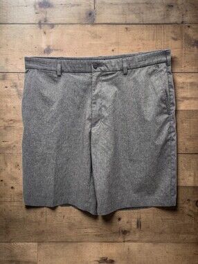 Grand Slam On Course Golf Shorts Mens 40 Gray Pockets Performance Sportswear